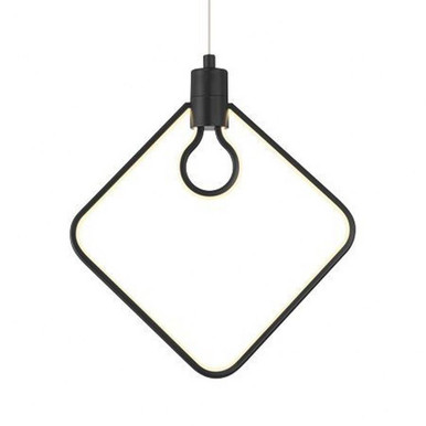 Edison'S Outline 16W 1 LED Pendant 13 x 11.5 Inches by George Kovacs - P1904-66A-L