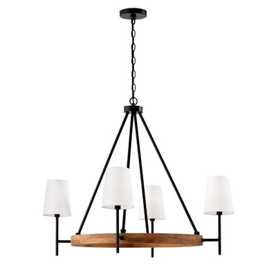 Jonah 4 Light Oversized Chandelier by Capital - 450841WK-709