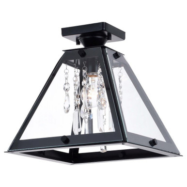Tremont 1 Light 13 Inch Wide Semi Flush Mount by Vaxcel - C0240
