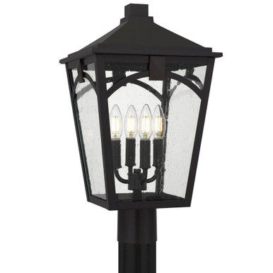 Jaxon 4 Light Outdoor Post Lantern 19.5 Inch and 10.75 Inch Wide by Quoizel - JAX9010WT