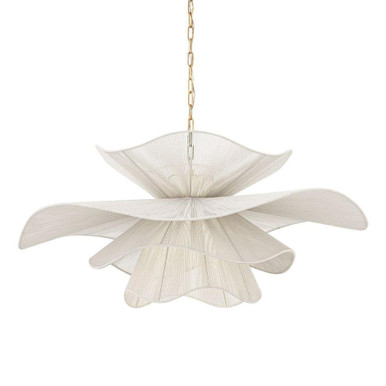 Amanda 1 Light Chandelier 18.5 Inch Tall and 44 Inch Wide by Mitzi - H1084701L-AGB