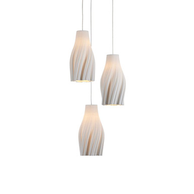 Posh 3 Light Round Multi Drop Pendant 20.5 x 7.5 Inches by Currey Company - 9000-1271