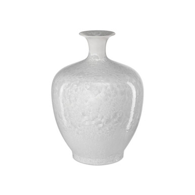 Crystalline Vase 18 Inch Tall and 12.5 Inch Wide by Currey Company - 1200-0995