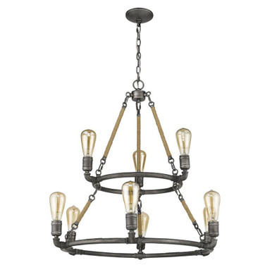 Grayson 9 Light Large Chandelier by Acclaim - IN11326AGY