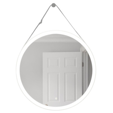 35W 1 LED Round Mirror 30 Inch Tall and 32 Inch Wide by Craftmade - MIR105-FB