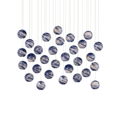 Palatino 30 Light Oversized Pendant by Currey Company - 9000-1010