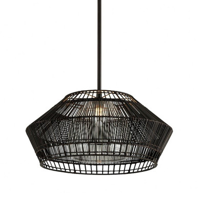Hunter Fanss Point 1 Light Large Pendant by Troy - F6724