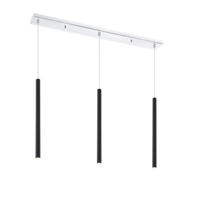 Forest 70W 14 LED Island/Billiard 16 x 24 In by Z-Lite 917MP24-MB-LED-3LCH - 917MP24-MB-LED-3LCH