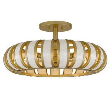 Knight 15W 5 LED Semi Flush Mount 10.5 Inch Tall X 22 Inch Wide by Quoizel - KNIG1722SGD