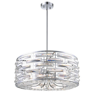 Petia 8 Light Medium Chandelier by CWI - 9975P25-8-601