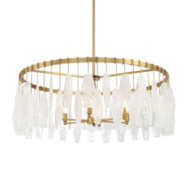 Willow 6 Light Pendant 16 Inch Tall and 34.25 Inch Wide by Minka Lavery - 3626-732