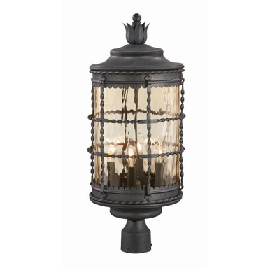 Mallorca 4 Light Outdoor Post Lantern 26 x 10.5 In by Minka Lavery - 8886-A39