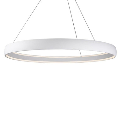 Halo 185W LED Light Oversized Pendant by Kuzco PD22772-WH-UNV-010 - PD22772-WH-UNV-010