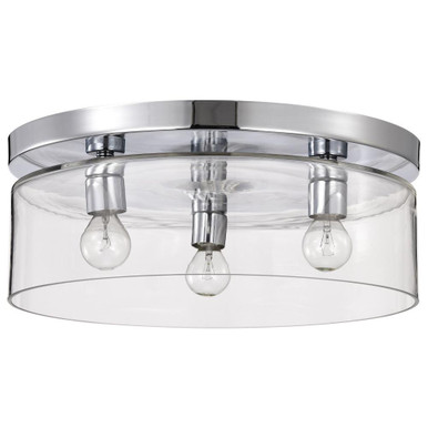 Marlowe 3 Light 15 Inch Wide Flush Mount by Nuvo - 60/8074
