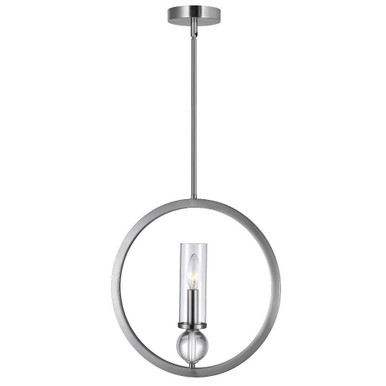 Elton 1 Light Small Chandelier by CWI - 9951P15-1-606