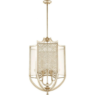 Bastille 6 Light Large Pendant 35 Inch Tall by Quorum - 6975-6-60