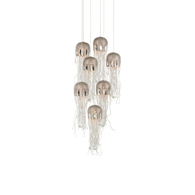 Medusa 7 Light Medium Round Pendant by Currey Company - 9000-1028