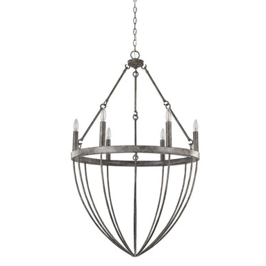 Harlow 6 Light Large Foyer Chandelier by Acclaim - IN11391ASH