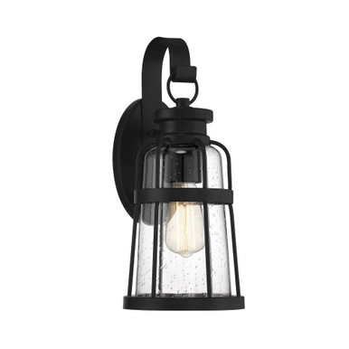 Quinton 1 Light Outdoor Wall Lantern 16 Inch and 7 Inch Wide by Savoy House - L5-2941-BK