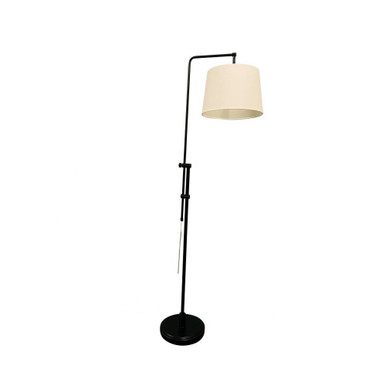 Crown Point 1 Light Floor Lamp 38 x 18 Inches by House of Troy - CR700-BLK