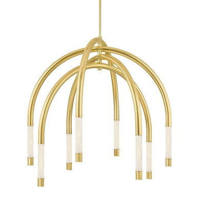 Zeme 8 Light Oversized Chandelier by Corbett - 471-48-VPB