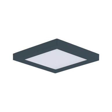 Chip 5 Inch 12W 1 LED Square Flush Mount by Maxim - 57695WTBK