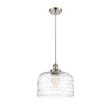 Bell 1 Light Medium Cord Hung Pendant 11.38 Inch Tall by Innovations - 916-1P-G7-L-L