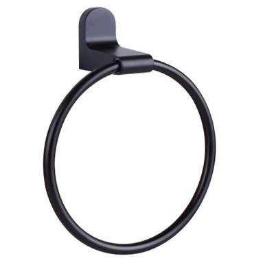 Lyla 8 Inch Aluminum Towel Ring by Canarm - BA105A06BK