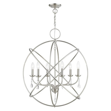 Aria 6 Light Large Pendant by Livex - 40906