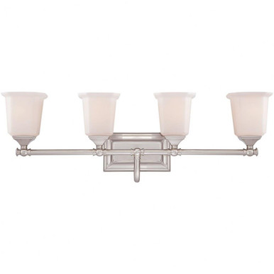 Nicholas 4 Light Vanity Light by Quoizel - NL8604