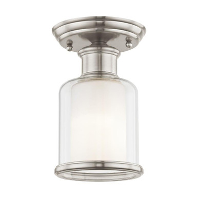 Middlebush 1 Light 5.5 Inch Wide Flush Mount by Livex - 40200