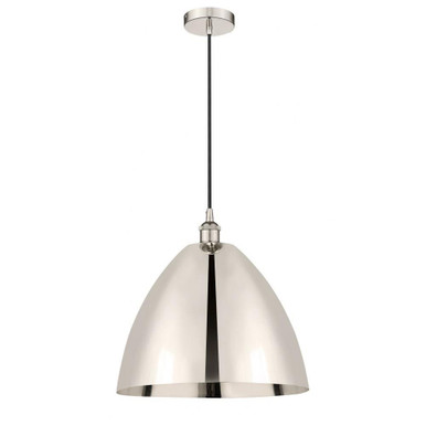 Edison Dome 1 Light Medium Cord Hung Pendant 18.75 Inch Tall by Innovations - 616-1P-MBD-16