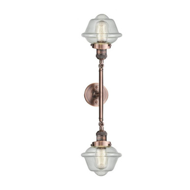 Oxford 2 Light Vanity Light 30.38 Inch Tall by Innovations - 208L-G53
