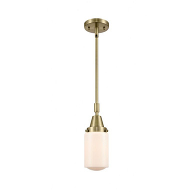 Dover 1 Light Mini Stem Hung Pendant 11.38 Inch Tall by Innovations - 447-1S-G31