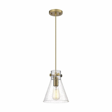 Newton Cone 1 Light Small Pendant 8 Inch Wide by Innovations - 410-1PS-G411-8