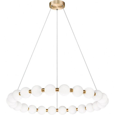 Oni 1 Light Large Chandelier by Matteo - C83432OG