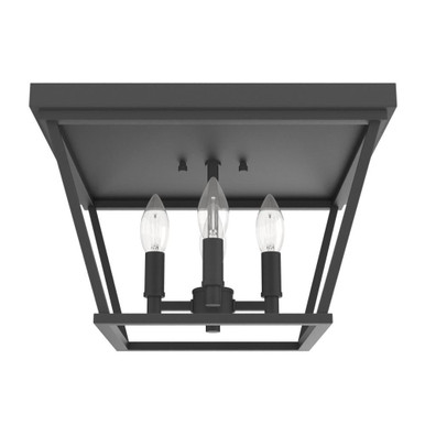 Laurel Ridge 4 Light 14 Inch Wide Flush Mount by Hunter Fans - 19074