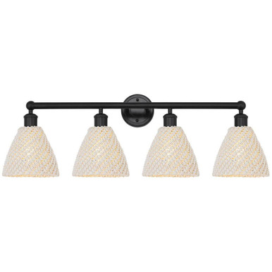 Bristol Natural 4 Light Bath Vanity 11.75 Inch X 34.5 Inch by Innovations - 616-4W-NBD-75
