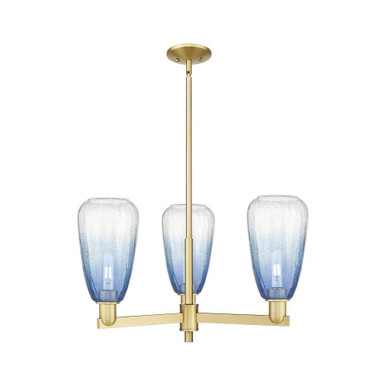 Brookhaven Almond 3 Light Stem Chandelier 17.63 Inch Wide by Innovations - 716-3CR-G480-6_P