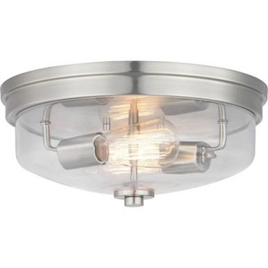 Blakely 2 Light 13.63 Inch Wide Flush Mount by Progress - P350121