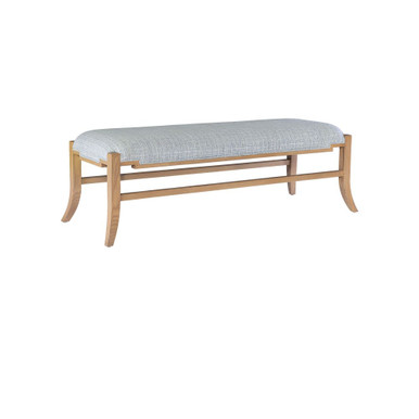 Melanie Blonde Bench 19 Inch Tall and 59 Inch Wide by Currey Company - 7000-1002