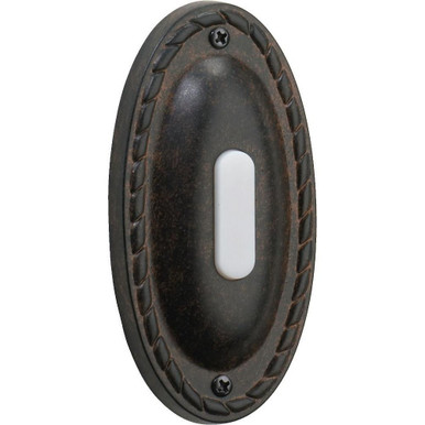 Traditional Oval Door Chime Button by Quorum 7-308-44 - 7-308-44