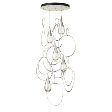 Lyric 5 Light Standard Round Pendant 43.4 Inch Tall by Hubbardton Forge - 131161-S