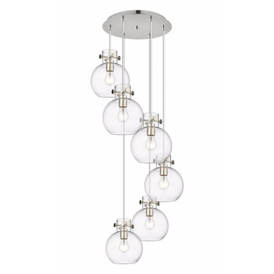 Newton Sphere 6 Light Large Pendant by Innovations - 116-410-1PS-G410-8