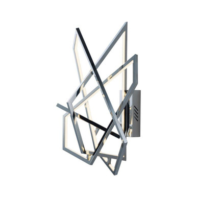 Trapezoid 45W 1 LED Wall Sconce by ET2 - E22674-PC