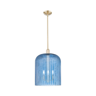 Bridal Veil 1 Light Mini Pendant 17.88 Inch and 12 Inch Wide by Innovations - 716-3S-G559-12