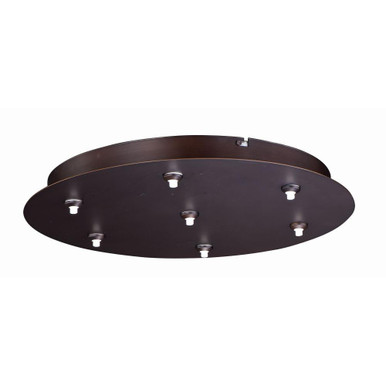 Rapidjack Seven Light Round Canopy 17x 2.5 Inch by ET2 - EC85018