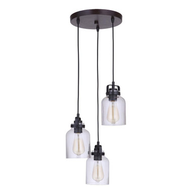 Foxwood 3 Light Medium Pendant by Craftmade - 53692