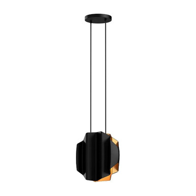 Akira 2 Light Mini Pendant by Kuzco - PD58014-BK/GD