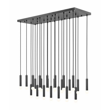 Stari 23 Light Linear Chandelier 11 Inch Tall and 18 Inch Wide by Z Lite - 1956P-23L